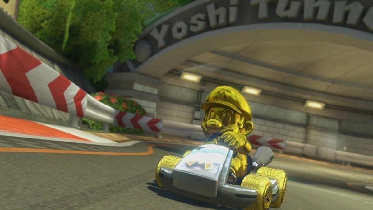 Mario Kart dorado