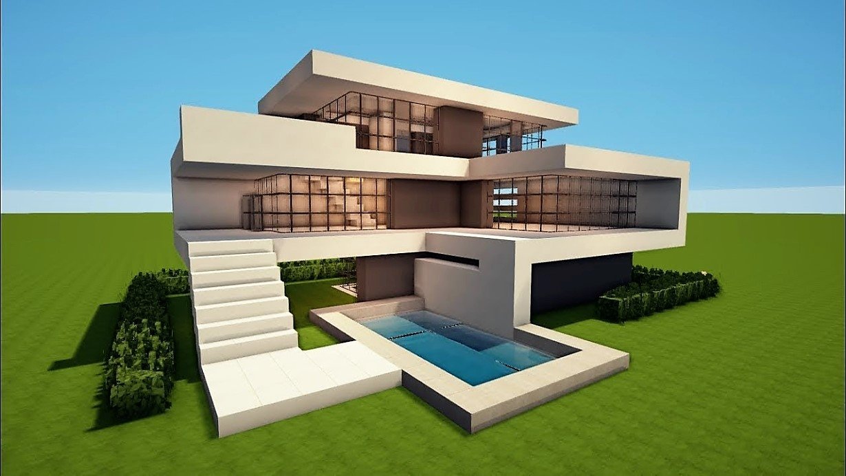 Hermanos Panorama Culo Cómo hacer una casa moderna en Minecraft