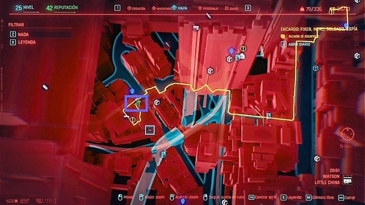 Localización de Viktor - Cyberpunk 2077