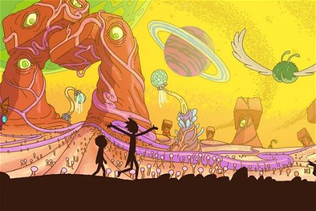 Rick & Morty: Rick Sánchez se convierte en un Dios en una ilustración psicodélica