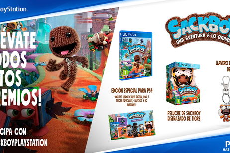 ¡Llévate GRATIS una copia de Sackboy para PS4 + merchandising con nuestro nuevo concurso! ¡Llévate GRATIS una copia de Sackboy para PS4 + merchandising con nuestro nuevo concurso!