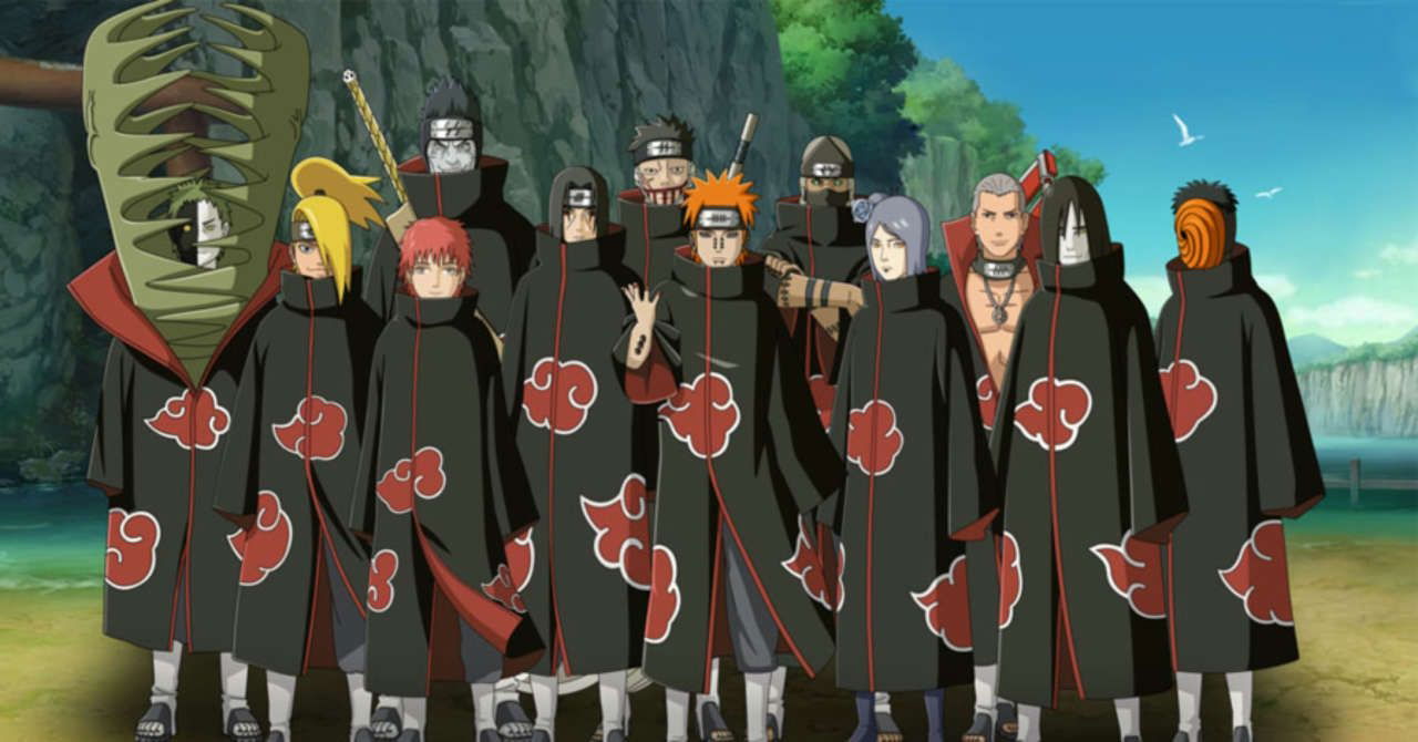 akatsuki naruto shrek