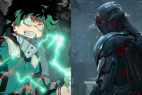 Marvel x My Hero Academia: Ultron se enfrenta a Izuku Midorya en una ilustración Marvel x My Hero Academia: Ultron se enfrenta a Izuku Midorya en una ilustración