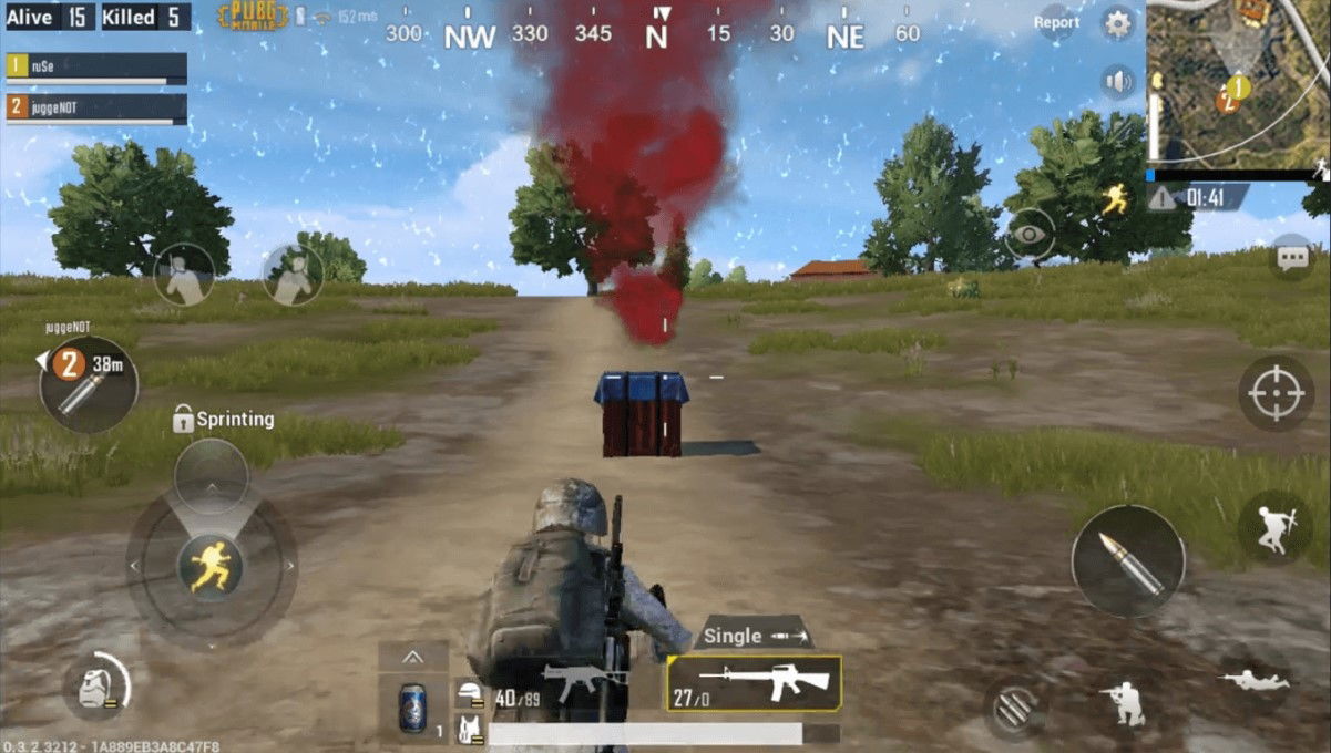 caja roja PUBG MOBILE