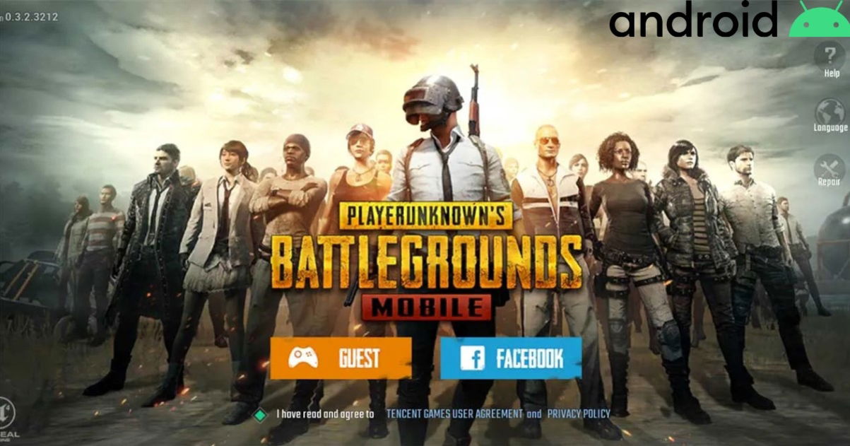 personajes pantalla de inicio pubg mobile