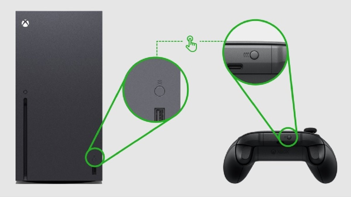 Vincular el mando Xbox a Xbox Series X
