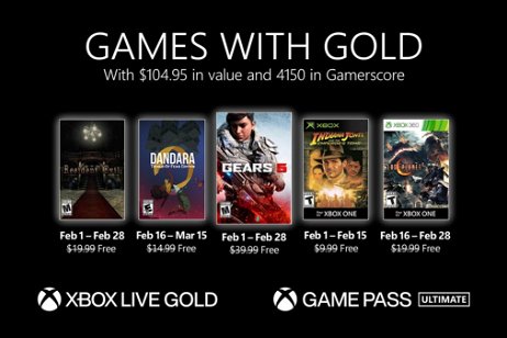Anunciados los Games with Gold para Xbox en febrero de 2021
