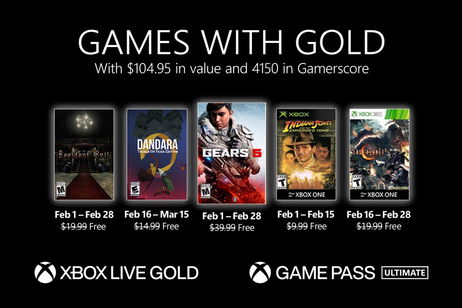 Anunciados los Games with Gold para Xbox en febrero de 2021 Anunciados los Games with Gold para Xbox en febrero de 2021