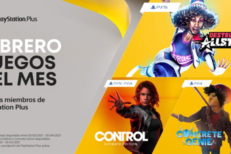 Destruction AllStars, Control: Ultimate Edition y Concrete Genie, juegos de PS Plus en febrero Destruction AllStars, Control: Ultimate Edition y Concrete Genie, juegos de PS Plus en febrero