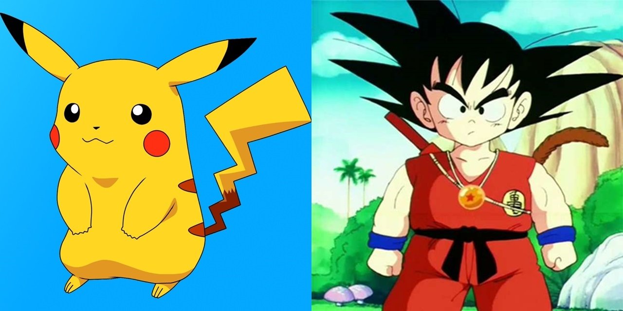 Goku and Pikachu