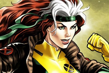 Rogue de los X-Men con el estilo de arte de las animaciones infantiles de Disney