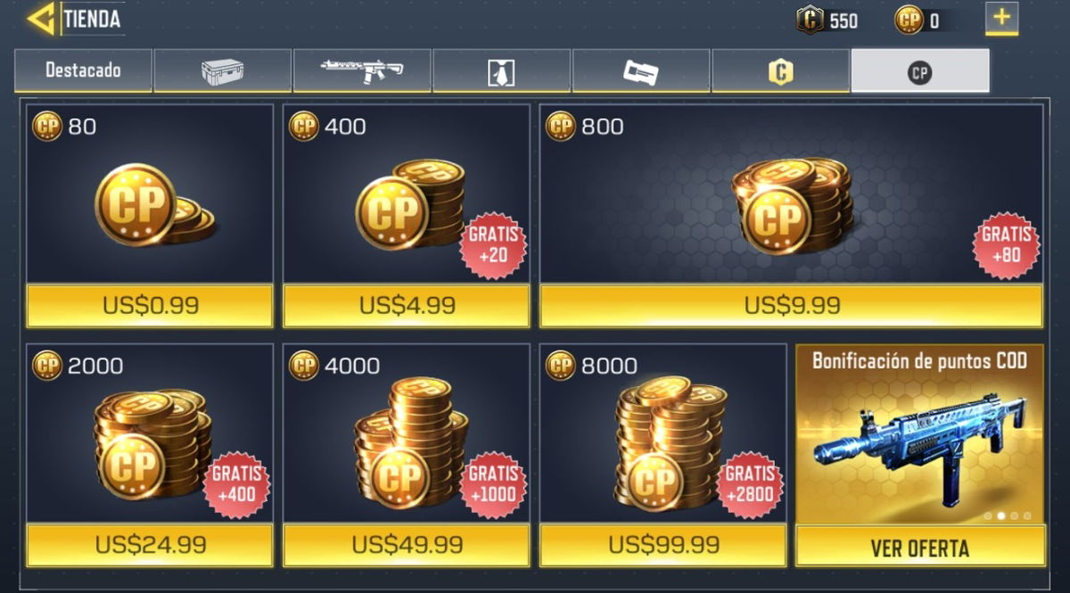 Qué son los puntos COD en Call of Duty Mobile
