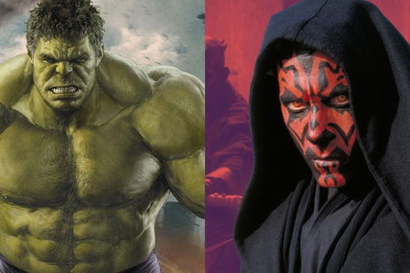 Combina a Hulk de Marvel con Darth Maul de Star Wars en un fan art Combina a Hulk de Marvel con Darth Maul de Star Wars en un fan art