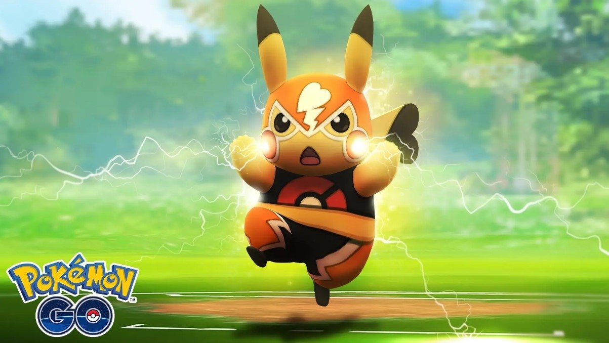 pikachu lucha libre Pokémon GO.