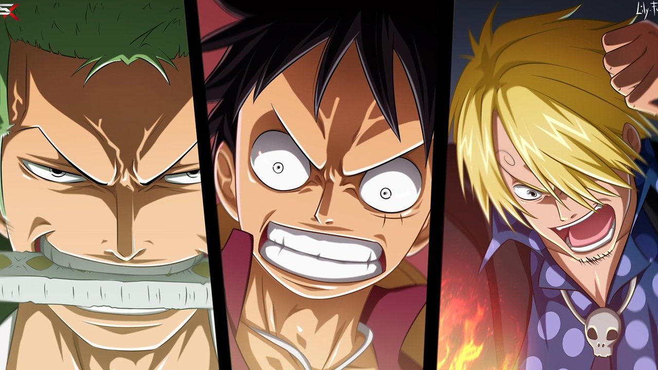 Los personajes de One Piece lucen increibles en esta ilustracion lenticular