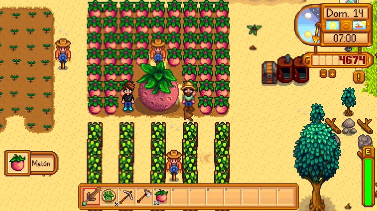 Stardew Valley cultivos gigantes