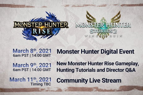Capcom anuncia nuevos eventos para Monster Hunter Rise y Monster Hunter Stories 2 Capcom anuncia nuevos eventos para Monster Hunter Rise y Monster Hunter Stories 2