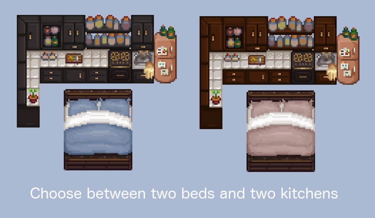 dormitorio de diferentes colores
