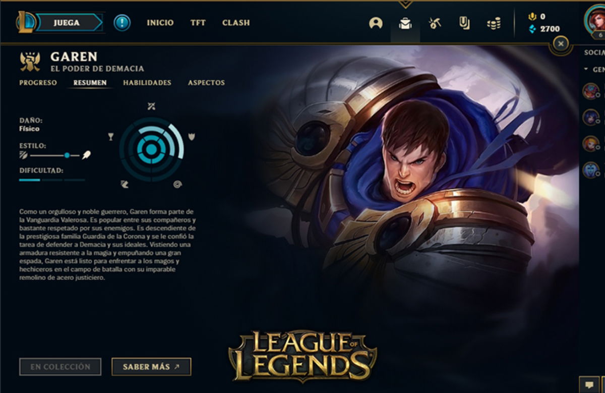 Garen, El poder de Demacia