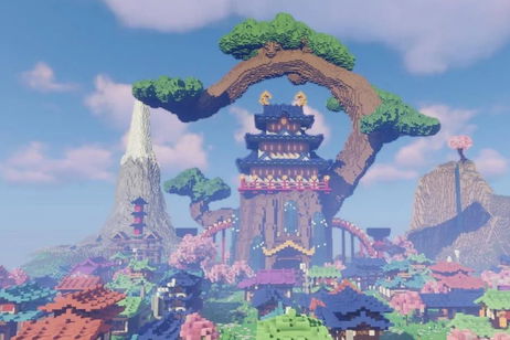 One Piece: construye la capital de Wano en Minecraft y el resultado es del todo brutal