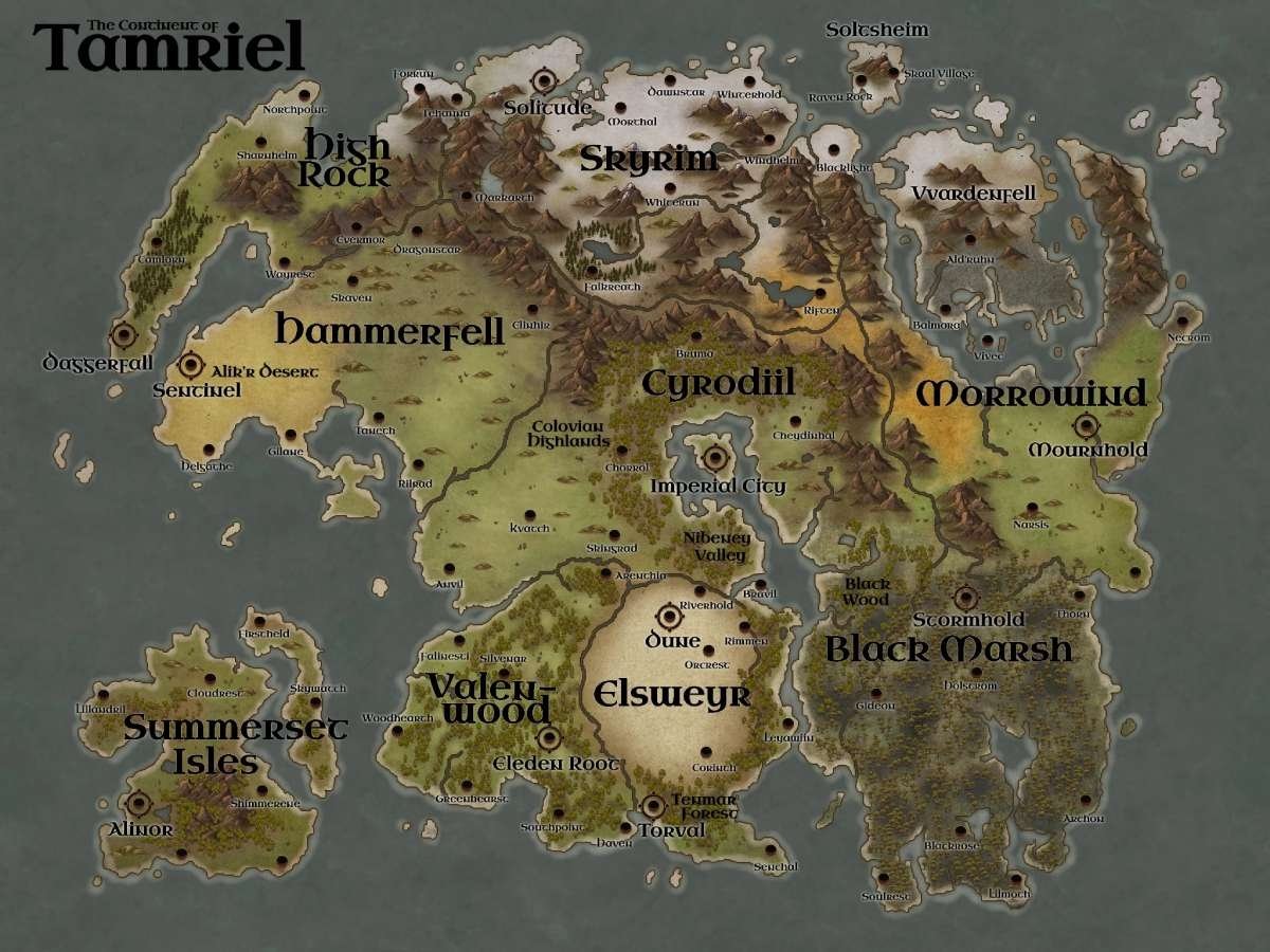 Mapa de Tamriel