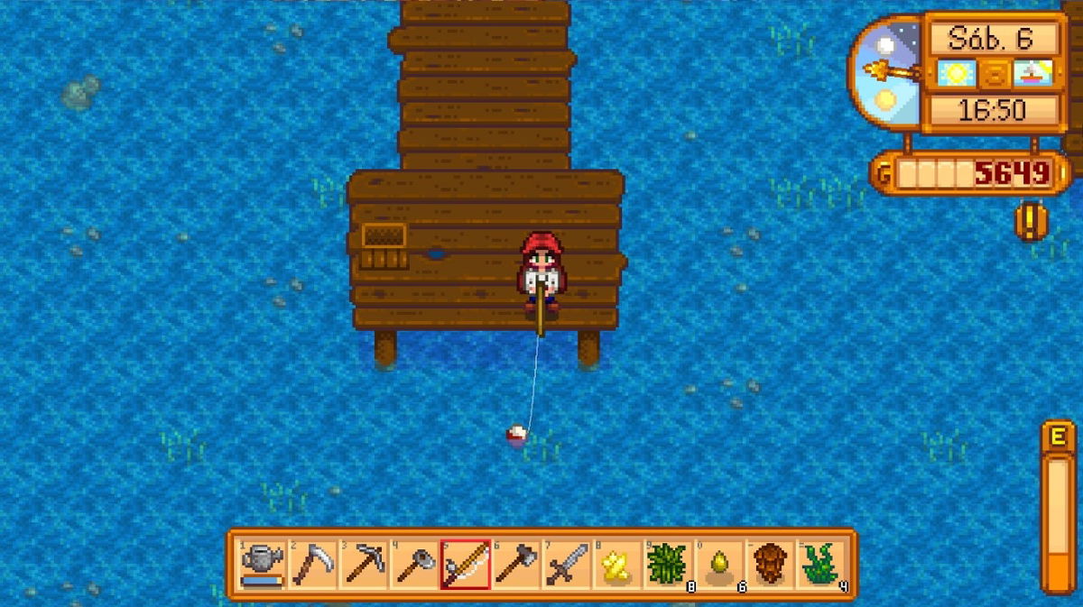 Lugares para pescar en Stardew Valley