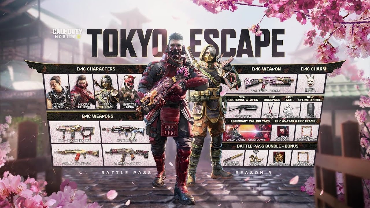 cod mobile Tokio Escape