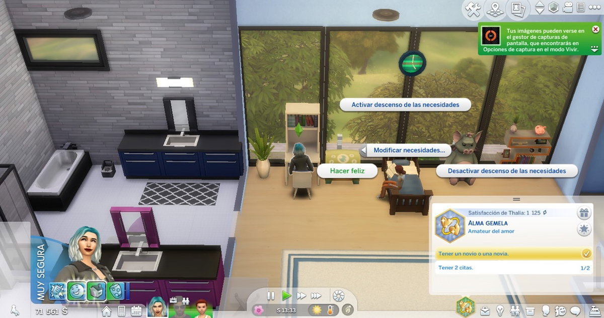 ¿Cómo manipular las necesidades de los Sims en Los Sims 4?
