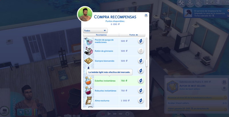 Cómo adelgazar o engordar rápido en Los Sims 4