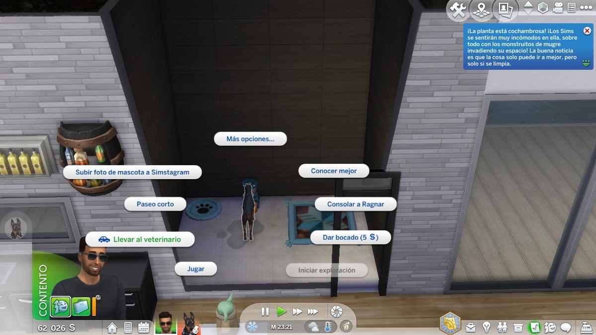Cómo curar a tu mascota en Los Sims 4