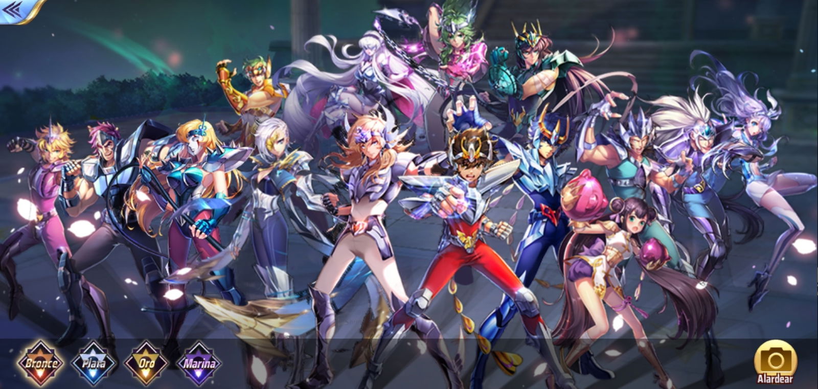 Caballeros de bronce en Saint Seiya Awakening