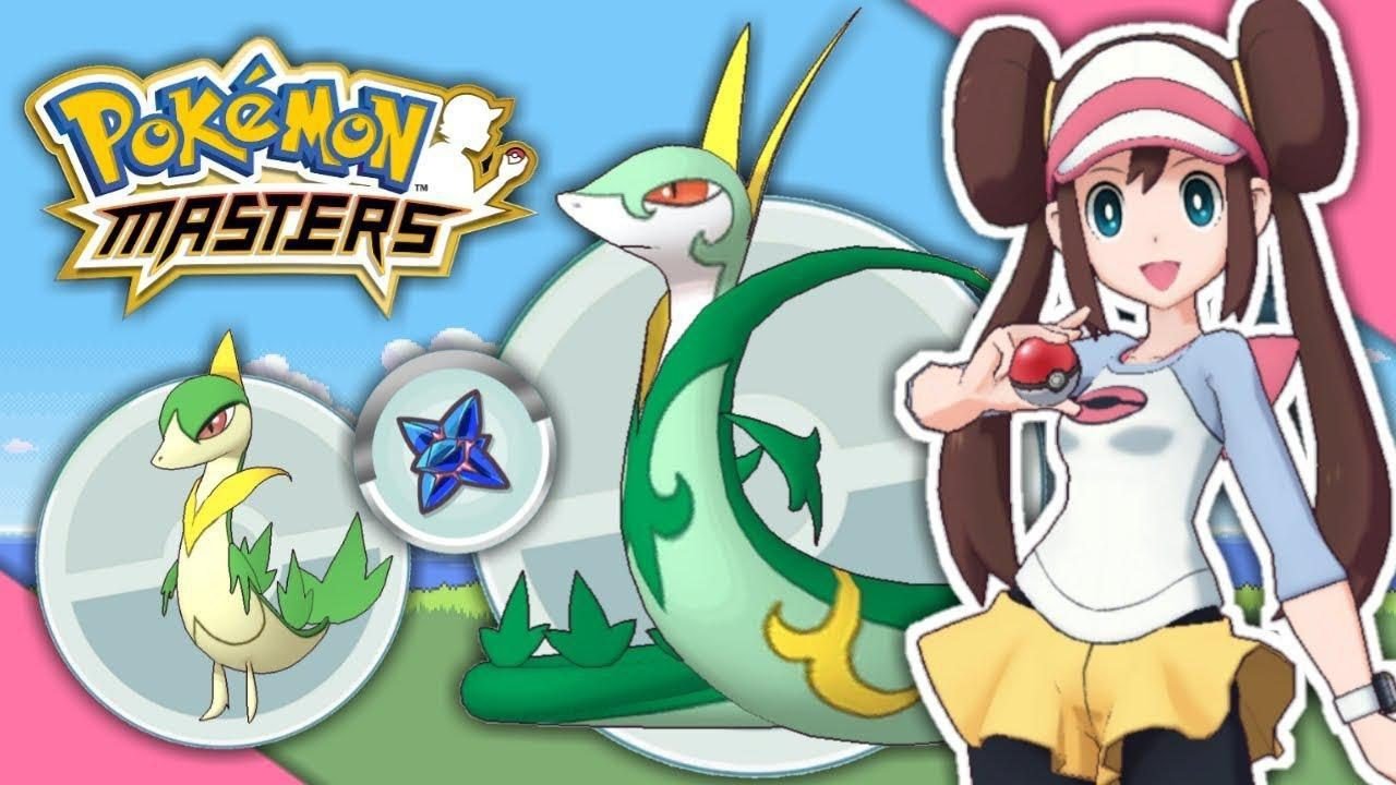 Episodio Compi de Nancy y Snivy en Pokémon Masters EX