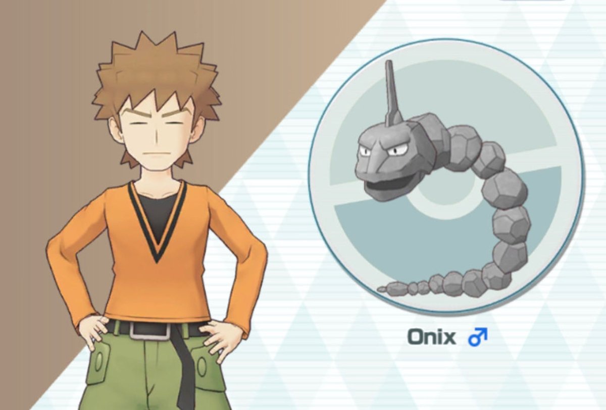 Brock y Onix en Pokémon Masters EX
