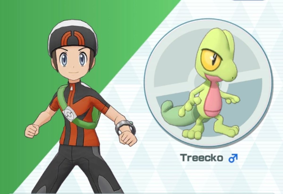 Bruno y Treecko en Pokémon Masters EX