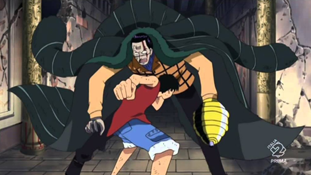 El duelo entre Luffy y Crocodile