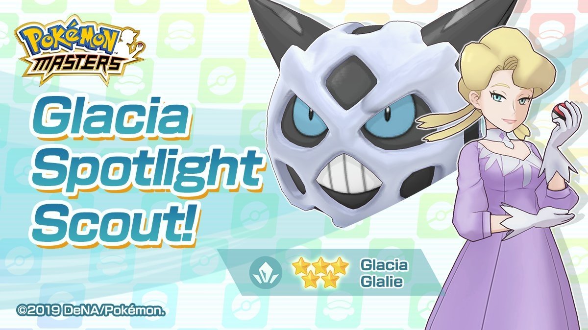 Glacia y Glalie en Pokémon Masters EX