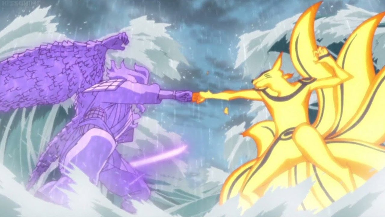 La ultima batalla entre Naruto y Sasuke