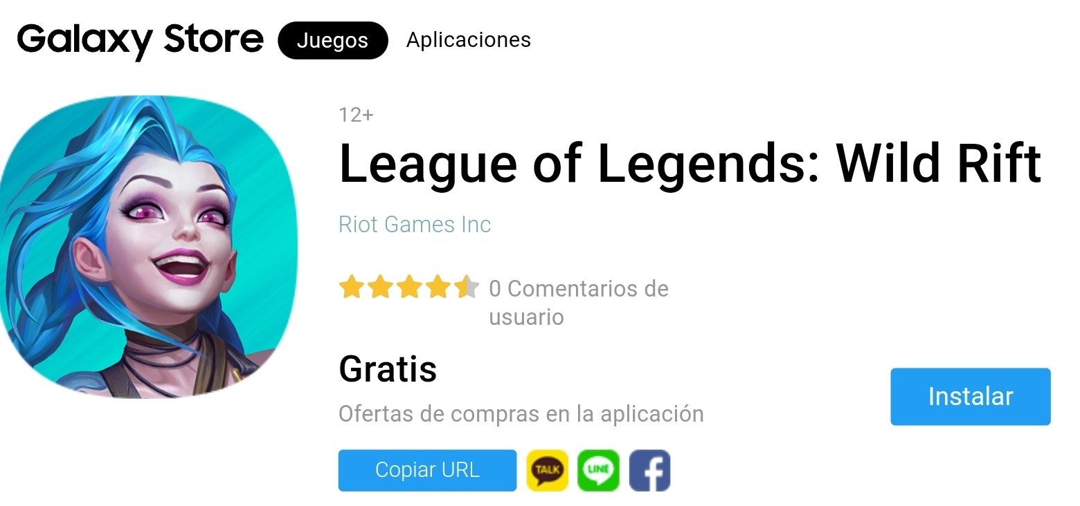 League of Legends Wild Rift Galaxy Store