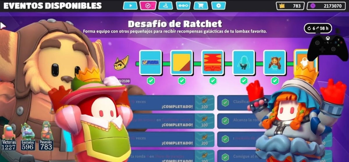 Cómo jugar en el evento de Ratchet & Clank de Fall Guys