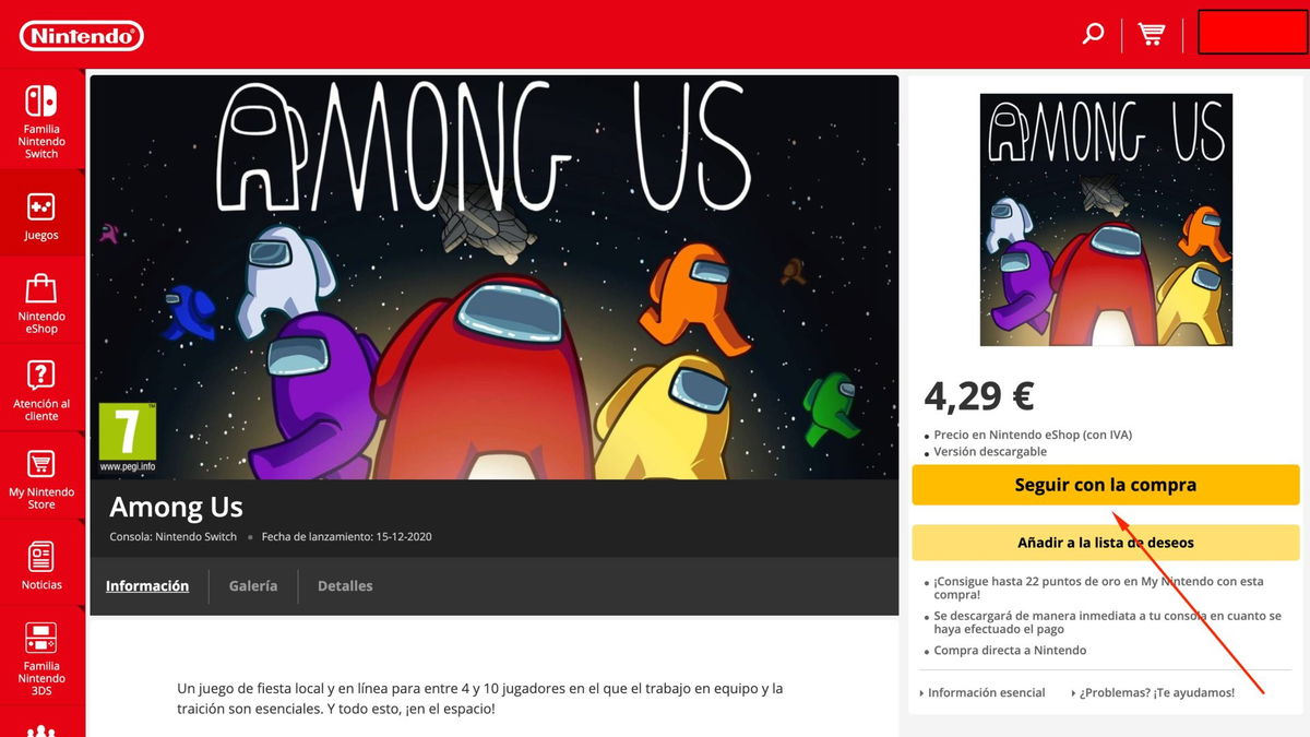 Among us nintendo switch обзор