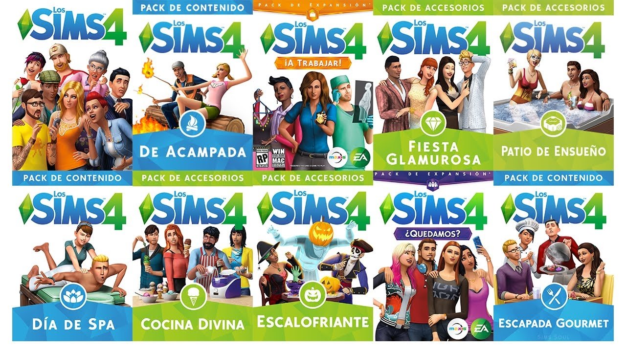 las expansiones de Sims 4 orden cronológico