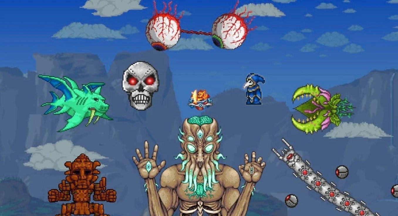 Bosses available in Terraria