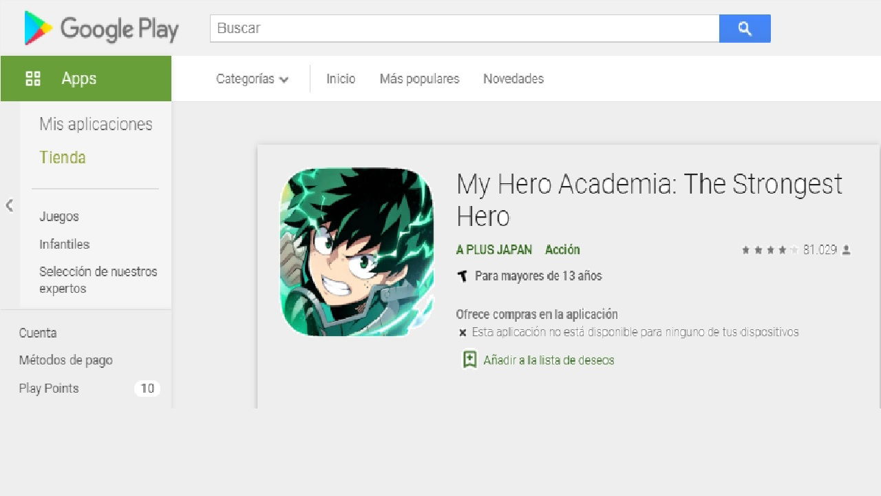 Descargar My Hero Academia TSH en Android