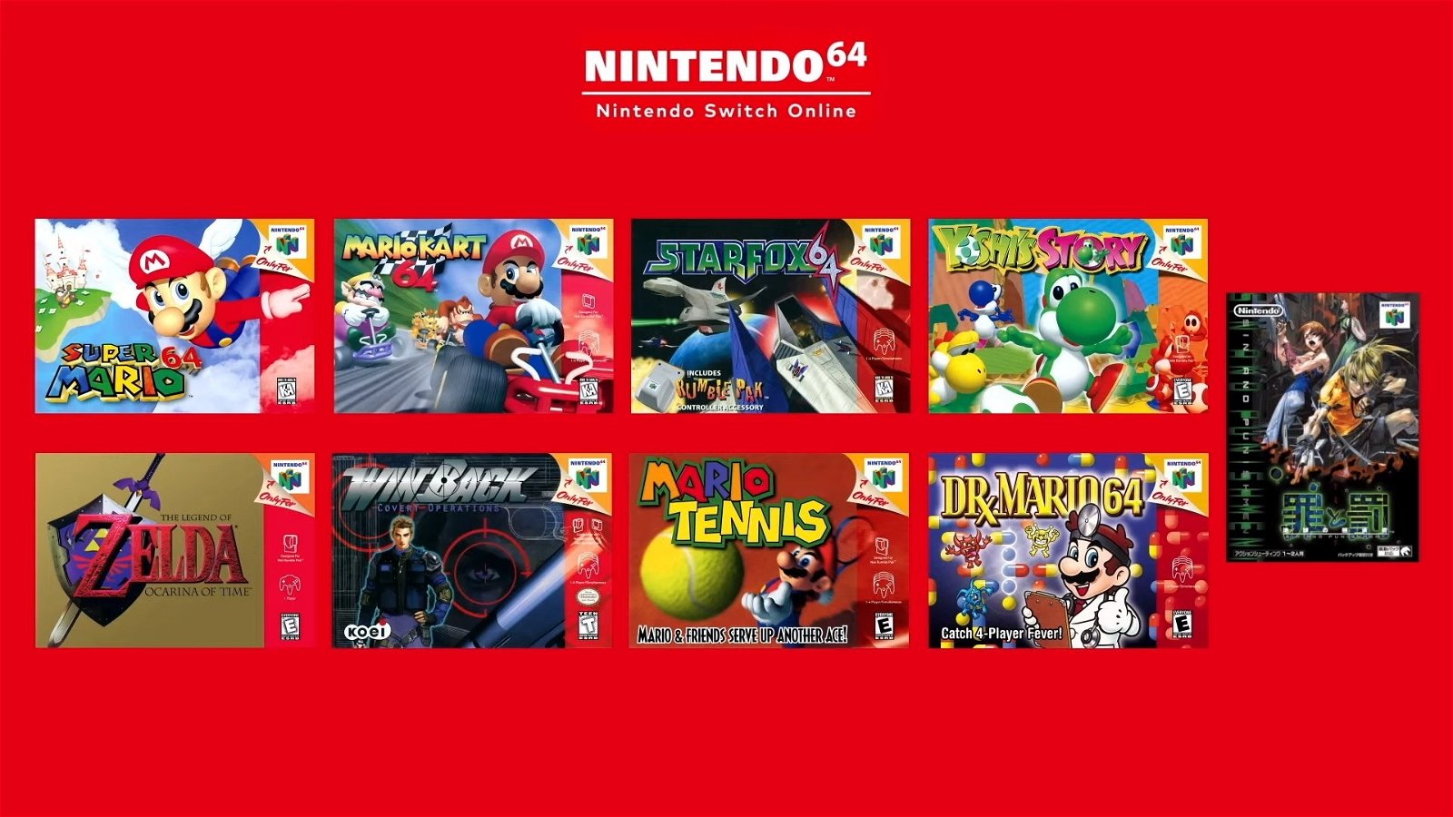 Juegos de Nintendo 64 confirmados para Nintendo Switch Online