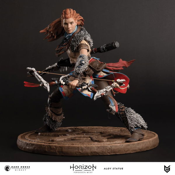 Figura de Aloy en Horizon Forbidden West creada por Dark Horse