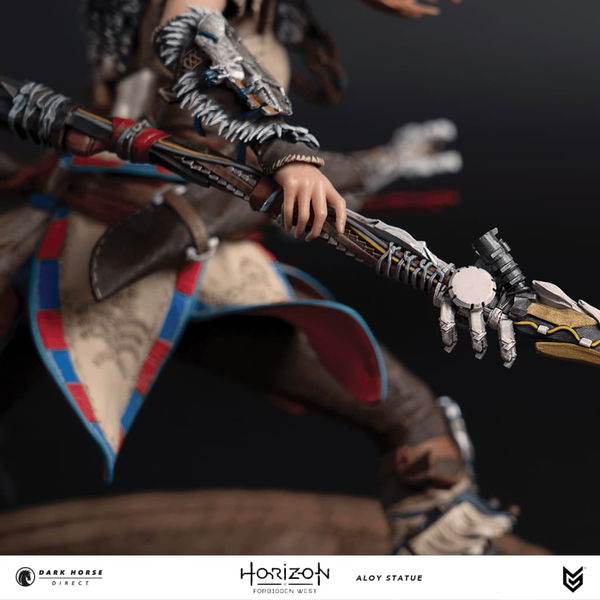 Figura de Aloy en Horizon Forbidden West creada por Dark Horse