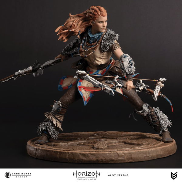 Figura de Aloy en Horizon Forbidden West creada por Dark Horse