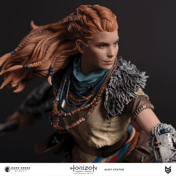 Figura de Aloy en Horizon Forbidden West creada por Dark Horse