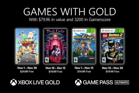 Anunciados los Games with Gold de noviembre de 2021 Anunciados los Games with Gold de noviembre de 2021