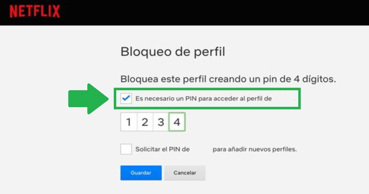 Control parental de Netflix cómo activar, poner PIN y bloquear contenidos